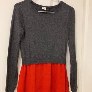 Anthropologie Skirted Sweater